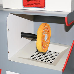 Boasta DM-2 MINI 1 ジュエリー研磨機 集塵機付き 550W 2800RPM ベンチグラインダー ジュエリー修理 金属仕上げ用 - Product Image 4