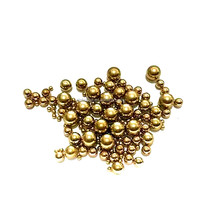 Miniature Brass Beads 2.02mm Diameter Precision Instruments Jewelry Accessories Polished Shiny Surface HRC 66-70 Durable