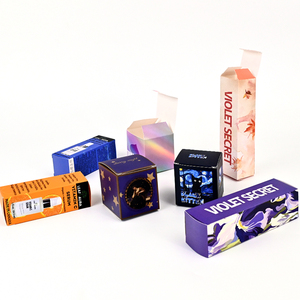 Boîte à cosmétiques en papier cartonné de luxe avec logo personnalisé boîtes à cosmétiques Cajas pour rouge à lèvres soins de la peau emballage de maquillage boîtes cadeaux de parfum - Product Image 2