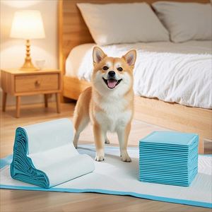Almohadillas Desechables para Mascotas de Bambú Ecológicas Personalizadas al por Mayor OEM, Almohadillas Absorbentes con Control de Olores para Mascotas Hechas con Algodón de Madera - Product Image 1