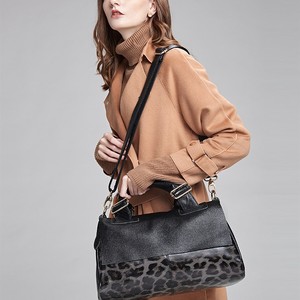 2025 Offre Spéciale grande capacité rétro mode femmes sac européen américain imprimé léopard facile Match pratique fermeture éclair - Product Image 4