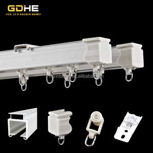 Transforma tu Espacio con la Riel de Cortina Plegable en S de Aleación de Aluminio con Rodillo y Accesorios de Cinta para Cortina con WIFI - Product Image 2