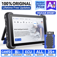 MUCAR 892BT Scanner OBD2 Android AI da 8 Pollici con 35+ Funzioni di Reset, Codifica ECU, Controllo Bidirezionale, Strumento Diagnostico Completo per Tutti i Sistemi