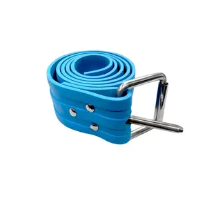 Qianli-li — ceinture de poids en caoutchouc colorée pour plongée et pêche, Design personnalisé, avec boucle de Marseille, 1.3/1.5 m