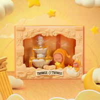Venta al por mayor POP MART Twinkle Light up Series Mystery Box 9PCS/1SET Caja ciega Mini figuras decorativas populares