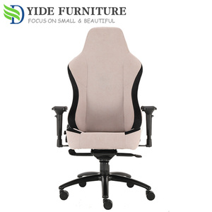 Silla Gamer Argentina de <span class=keywords><strong>Tela</strong></span> Blanca Cremosa Barata de Perú, la Mejor Silla para Gamers en Oferta - Product Image 3