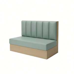 ชุดโต๊ะและเก้าอี้เก้าอี้ทำจากไม้ PU สำหรับใช้ในเชิงพาณิชย์เฟอร์นิเจอร์สำหรับร้านอาหารคาเฟ่ตามสั่ง - Product Image 5