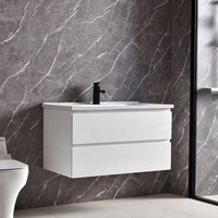Meilleures ventes Meuble-lavabo de salle de bain suspendu de 36 pouces avec évier pour appartement, entrepôt, hôpital ou atelier