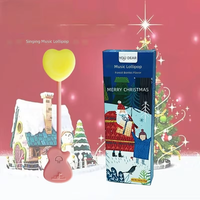 Best Price Wholesale Christmas bluetooth Music Transmission Lollipop Candy Coated Hard Candy Fruity Taste