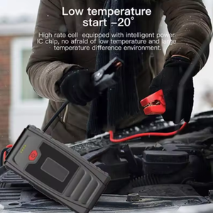 Démarreur de batterie compact et léger 12V 5400-10000mAh, Power Bank et booster de batterie de voiture pour urgences routières - Product Image 4
