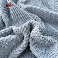 Couette de luxe en tissu de literie en polyester 100% tricoté doux et brossé, certifiée classe de résistance à la décoloration élevée, écologique et de qualité supérieure