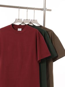 เสื้อยืดคอตตอนดับเบิ้ลยาร์น 300 กรัม ทรงหลวม คอกลม แขนสั้น สำหรับผู้ชาย สวมใส่สบายๆ - Product Image 2