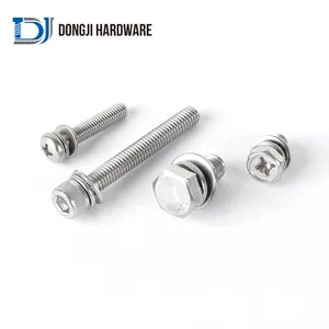 Dongji Good Quality 10.9 Bolts Stainless Steel Screw hardware nuts and bolts supplier Washer SS Bolts and Nuts