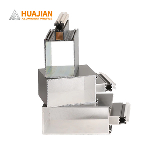 Perfiles de Aluminio para Muros Cortina, Aleación 6063-T5, para Construcción de Muros Exteriores - Product Image 2