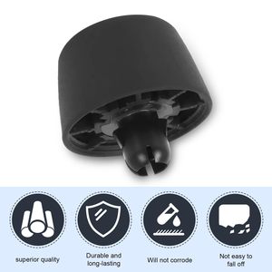 Hood Block <b>Rubber</b> Gasket <b>Plug</b> Kit For Jeep Wrangler JK 2007 2017 Part Number 55395650AD - Product Image 4