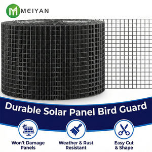 Barrière de protection en PVC noir pour panneaux solaires contre les pigeons et les écureuils - Product Image 6