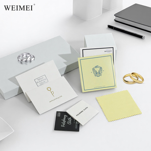 ผ้าเช็ดทำความสะอาดเครื่องประดับไมโครไฟเบอร์กำมะหยี่สุดหรู WEIMEI ผ้าเช็ดทำความสะอาดเงินเนื้อนุ่มพร้อมโลโก้ ขายส่ง - Product Image 3