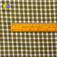 Tissu de chemise teint en fil de Offre Spéciale conception pas cher prix tissu à carreaux pour enfant tissu conception chine gros coton feuille tissu