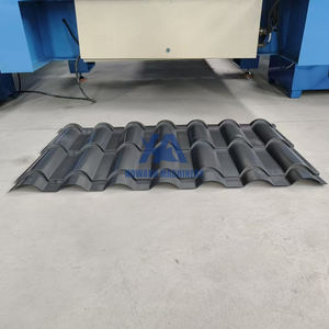 New Design Glazed Roofing <b>Tile</b> Color Steel <b>Sheet</b> Roll Forming Machine <b>Tile</b> Making Machine - Product Image 4