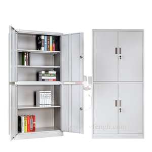 Armoire de rangement moderne réglable à 3 niveaux en acier pour dossiers, idéale pour l'école, le bureau, l'hôpital – Meuble de rangement pratique et peu encombrant - Product Image 5