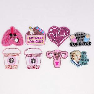 <span class=keywords><strong>Happy</strong></span> <span class=keywords><strong>PI</strong></span> LLS Cup Ear audífono forma acrílico parche cosas lindas DIY parche pieza a juego carrete titular broche enfermera Pin - Product Image 3