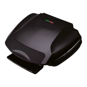 Parrilla de prensa eléctrica Panini de 4 servicios con placa antiadherente <span class=keywords><strong>para</strong></span> hornear de doble cara, bandeja de goteo atrapa la grasa, <span class=keywords><strong>para</strong></span> desayuno rápido - Product Image 1