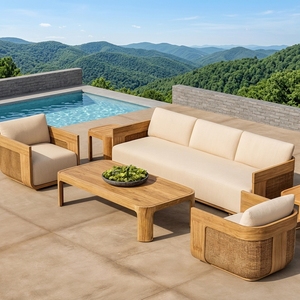Set di <span class=keywords><strong>Sedie</strong></span> Lounge FERLY Personalizzate <span class=keywords><strong>in</strong></span> <span class=keywords><strong>Legno</strong></span> di Teak Massiccio <span class=keywords><strong>per</strong></span> Esterni, Ideali <span class=keywords><strong>per</strong></span> <span class=keywords><strong>Giardino</strong></span>, Soggiorno, Cortile, Parco e Patio - Product Image 1