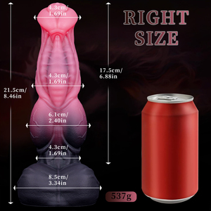 Realistischer Weicher Pferde-Dildo Alien-Monster Fantasy-Tier Großer Geknoteter Analdildo mit Saugnapf G-Punkt Butt <span class=keywords><strong>Plug</strong></span> Wasserdicht für Erwachsene - Product Image 6