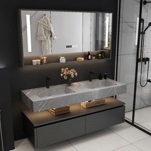 Vente en gros Nouveauté 2023 Meubles-lavabos modernes pour salle de bain et hôtel - Product Image 2