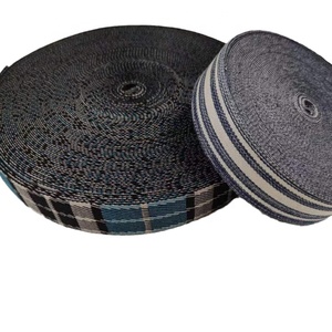 Logotipo personalizado Entrega rápida Algodón PP Poliéster Nylon Correas para perros Collares Cinturones DE SEGURIDAD Muebles Jacquard Impreso Cinta de cincha - Product Image 1