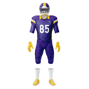Camiseta de Fútbol Americano para Hombre, 100% Poliéster, Estampada, Transpirable, Talla Grande, Secado Rápido, Pantalones Cortos 3D, Nombre del Equipo Personalizado, OEM, ODM - Product Image 5