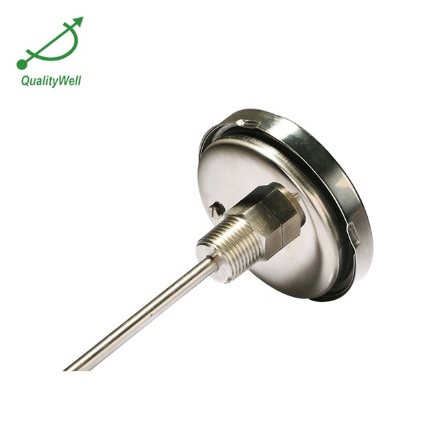 1/2"NPT 3 Inch Back Connection Industrial Bimetallic Thermometer