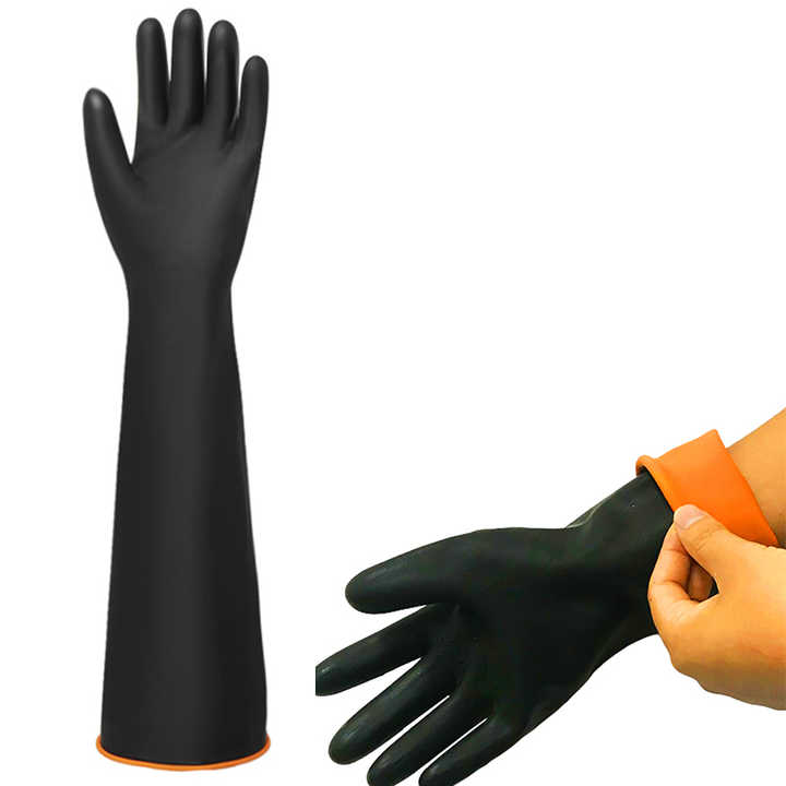 Highquality Acid And Alkali Resistant Latex Rubber Industrial Gloves