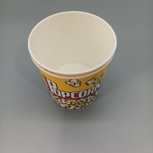 Recipiente para Llevar Comida, Ensaladas y Fideos, con Tapa, de Papel Kraft Ecológico, Económico, Redondo, Resistente a la Grasa, Desechable - Product Image 1