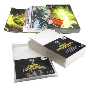 Custom LOGO Backboard Backing Boards Full Size Magazine Sliver Mylar Bag Protector Comic Book Sleeves Storage Bags And Boards