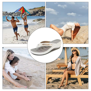 New 2026 Ladies Open Toe Slippers Slides Non-Slip Outdoor <b>Beach</b> Sandals Leisure <b>Flip</b> <b>Flops</b> Comfortable Wear-Resistant Casual - Product Image 2