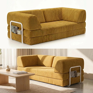 Sofá Cama Plegable Enrollado, Sofá Cama Grande de Pana, Sofá Multifuncional, Envío envasado al vacío - Product Image 5
