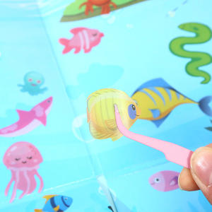 <span class=keywords><strong>Livre</strong></span> d'autocollants éducatifs écologiques pour enfants GF, <span class=keywords><strong>livre</strong></span> d'activités personnalisé avec 4 scènes, <span class=keywords><strong>livre</strong></span> d'autocollants réutilisables portables pour bébés - Product Image 4