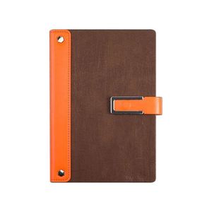 Customizable Colors Eco-Friendly Luxury <b>A5</b> A6 Executive <b>Diary</b> Leather Cover Silk Screen Printed OEM Brand - Product Image 3
