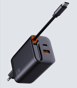 GaN 67W 100W 120W 150W Usb C Type C Chargeur rapide avec adaptateur de câble extensible pour téléphone portable EU US UK Plug Pd charger - Product Image 2