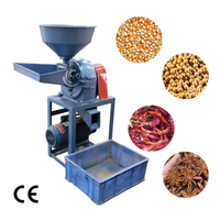 Broyeur à disques dentés CE 200 kg/h, machine universelle pour céréales, maïs, soja, blé, épices, double alimentation, moulin pulvérisateur de poudre sèche