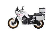 Nouvelle valise latérale gauche en alliage d'aluminium pour moto CRF1100ADV, compatible avec les maxi-scooters, 45x23x40cm, garantie 1 an