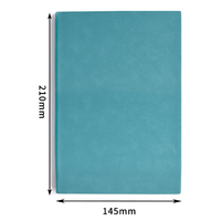 Carnet à spirales en cuir A5 Kawaii, carnet de notes scolaire et professionnel, papier blanc, reliure cousue, utilisation au bureau et à l'école, cadeau personnalisé