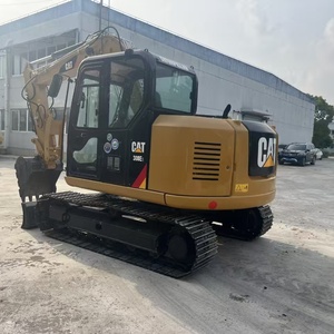 Excavadora Usada Original Japonesa CAT 308E2 de 8 Toneladas, Excavadora Compacta Caterpillar 308 con Diseño de Radio Reducido, Mini Excavadora con Pulgón Excavador - Product Image 1
