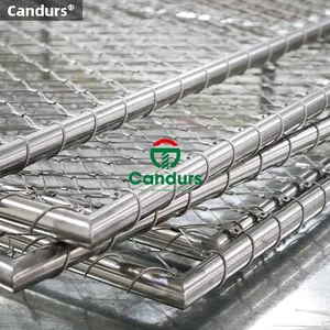 R-Frames Prefabricated Tubular Inox Cable Mesh Railing Panels Stainless Steel Wire Rope Net