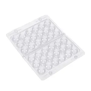 bandeja de ovos de codorna transparente Suppliers-Fábrica diretamente oferecer 18 células codorna bandeja do ovo do pvc plástico transparente ovo recipiente de embalagem