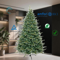 UMIND Nouveau Design Personnalisé Pe Pvc Décoration D'arbre De Noël Avec Base En Métal Respectueux De L'environnement