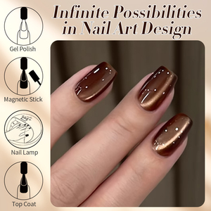 BORN PRETTY Nouveau Vernis Gel Magnétique Effet Œil de Chat Sans HEMA ni TPO, 24 Couleurs Automne Hiver, Soak Off UV, pour Salon de Manucure - Product Image 6