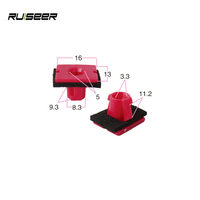 Clip de fixation du kit de clips de fixation automatique de couverture de lampe à bande lumineuse pour voitures universelles