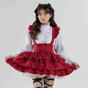<span class=keywords><strong>Disfraz</strong></span> de Chica Mecánica <span class=keywords><strong>Cyberpunk</strong></span>, Vestido Lolita, Cosplay Estilo Gótico, Reina IA, Efectos Especiales, Vestido Rojo de Chica, <span class=keywords><strong>Disfraz</strong></span> de Sirvienta - Product Image 2